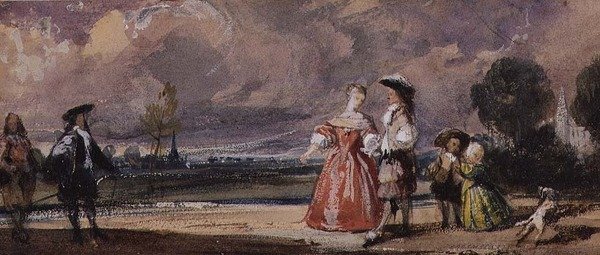 Spotkanie autorstwa Richard Parkes Bonington