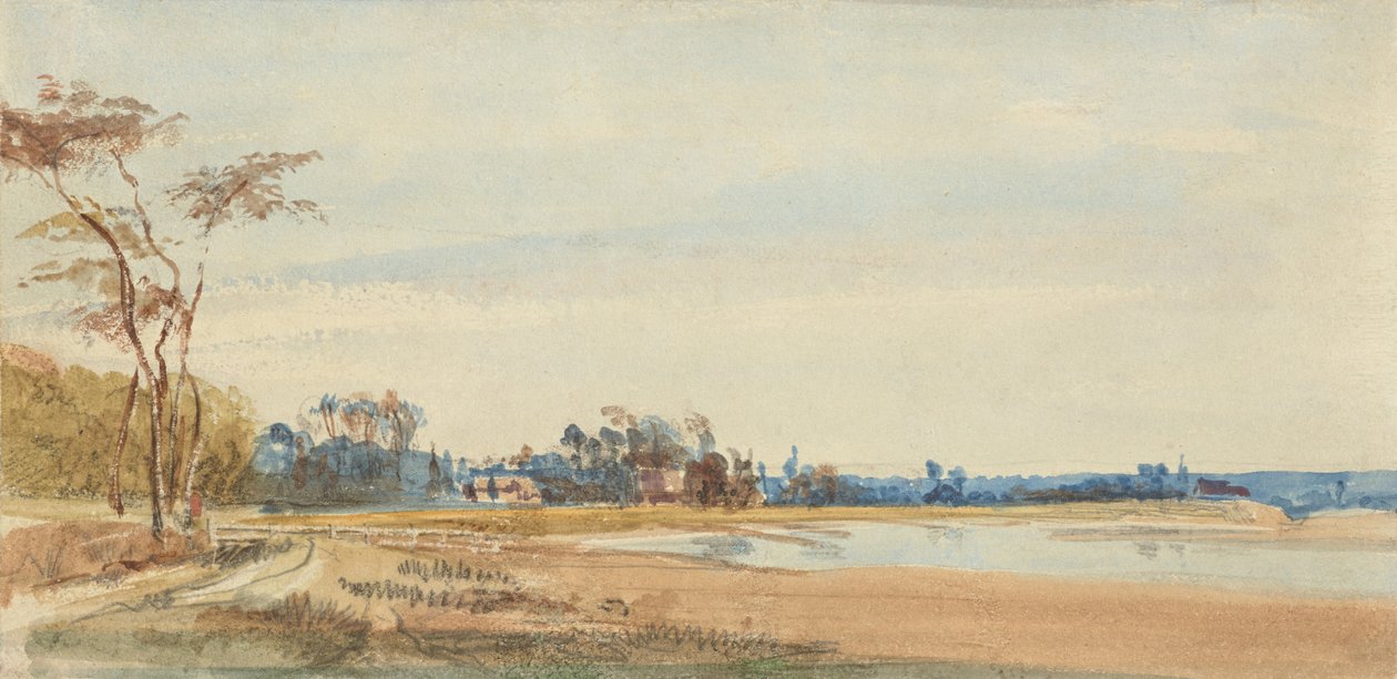 Słone bagna w pobliżu Trouville autorstwa Richard Parkes Bonington