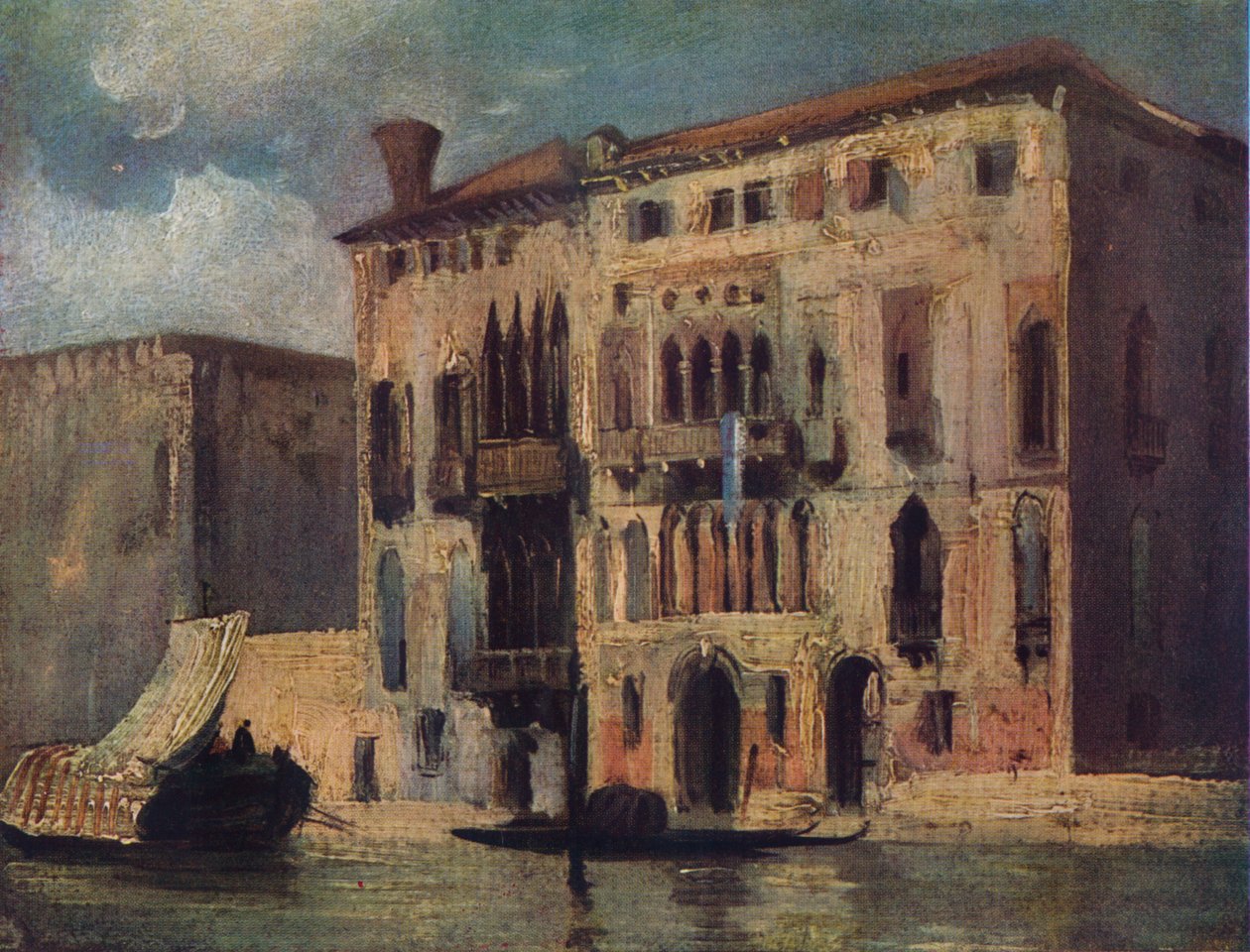 Widok na Canal Grande, XIX wiek autorstwa Richard Parkes Bonington
