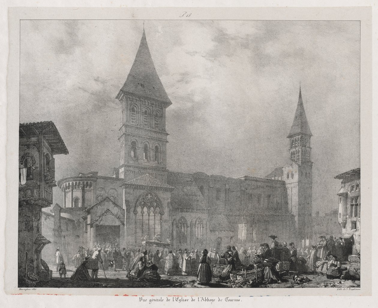 Malownicze i romantyczne podróże po starożytnej Francji, Franche-Comté..., 1825. autorstwa Richard Parkes Bonington