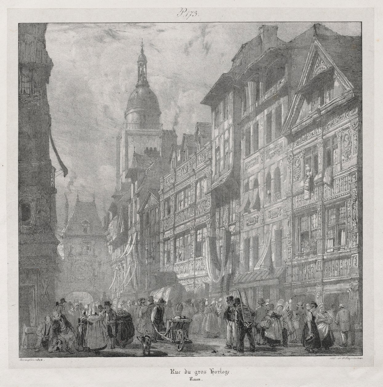 Malownicze i romantyczne podróże po starożytnej Francji, Normandii..., 1824. autorstwa Richard Parkes Bonington