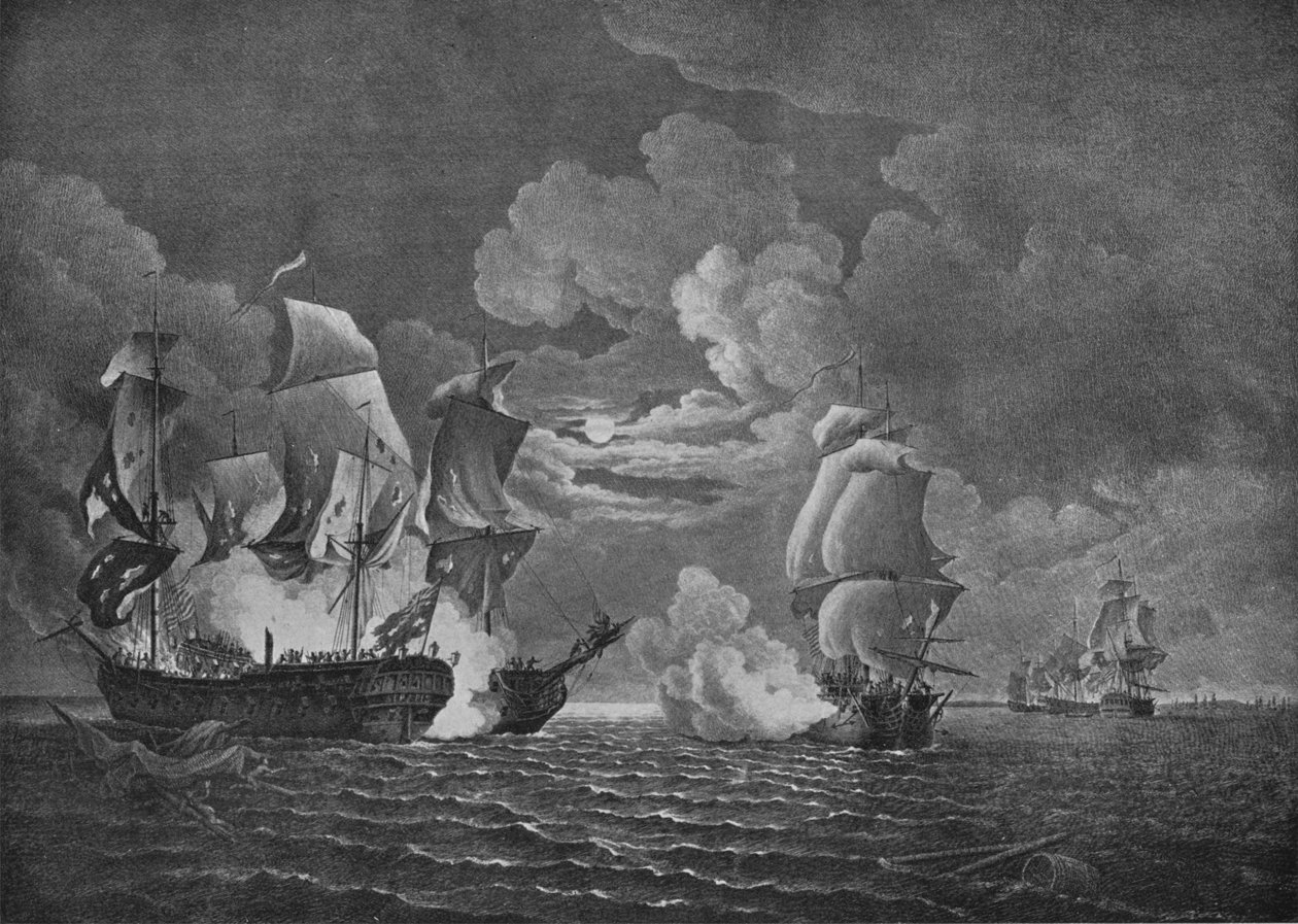 Zwycięstwo Paula Jonesa, c1780 autorstwa Richard Paton