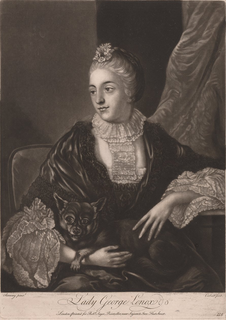 Lady George Lenox autorstwa Richard Purcell