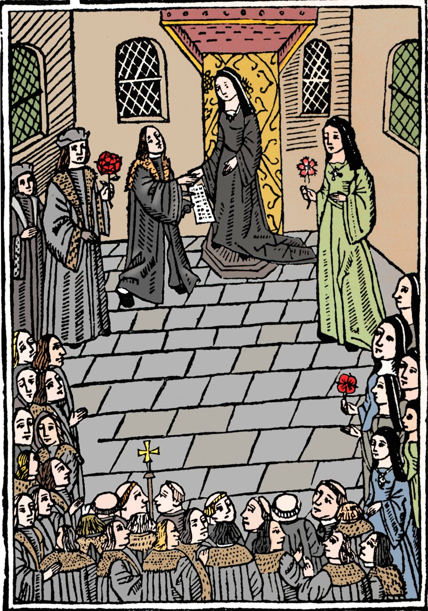 Traktat o małżeństwie między Karolem V a księżniczką Marią Tudor, c1508 autorstwa Richard Pynson
