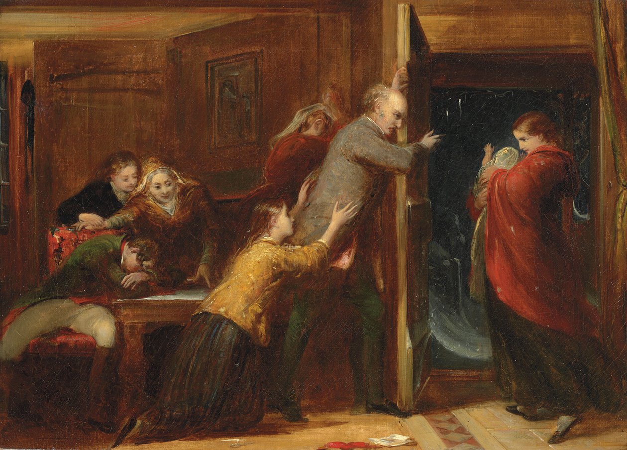 Szkic do „Wyrzutka”, 1851 autorstwa Richard Redgrave