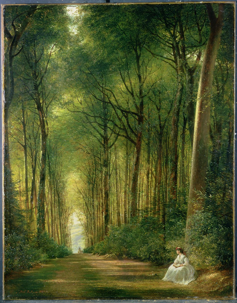 Aleja Bukowa, Denbies, 1870 autorstwa Richard Redgrave
