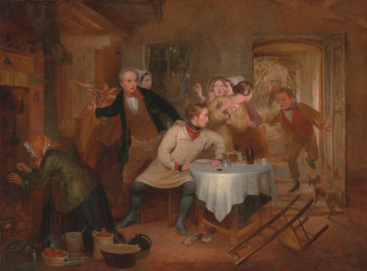 Dom dezertera [1847, Royal Academy of Arts, Londyn, katalog wystawy] autorstwa Richard Redgrave