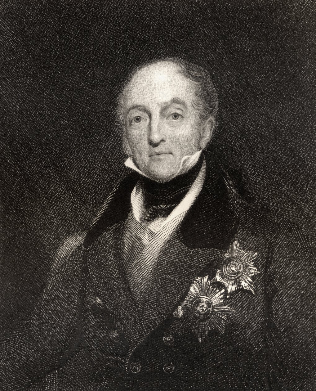 Sir Gore Ouseley, 1st Baronet, ryt. H. Cook, z „Narodowej Galerii Portretów, tom IV”, wydana ok. 1835 (lito) autorstwa Richard Rothwell