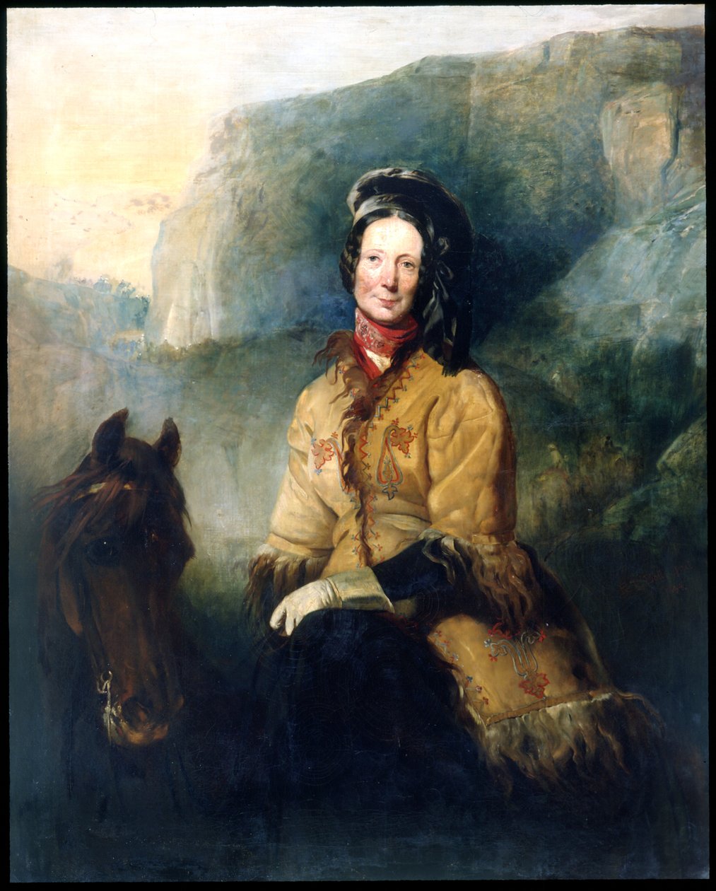 Lady Florentia Sale, w odwrocie z Kabulu, Katastrofa w Kabulu autorstwa Richard Thomas Bott