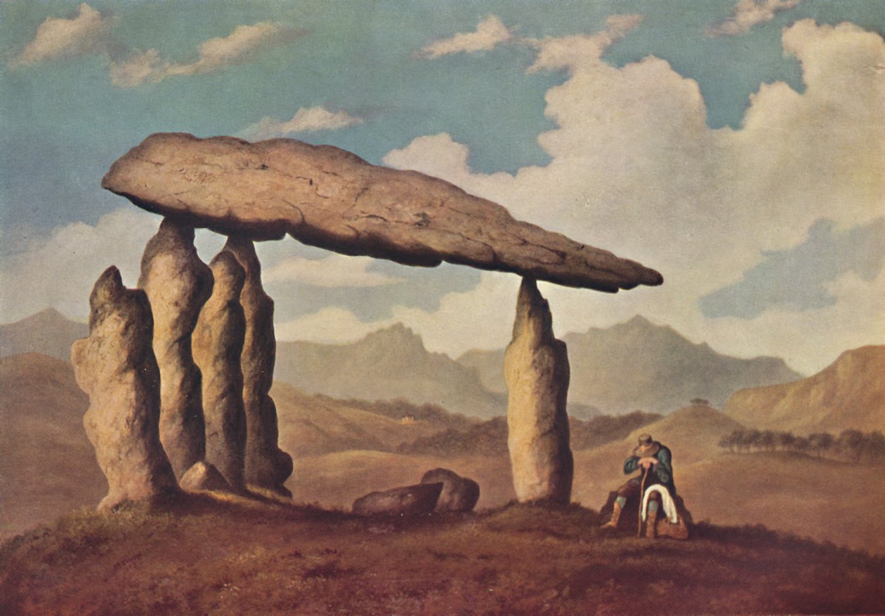 Megalityczny Grobowiec w Pentre Ifan, Pembrokeshire, 1835, 1946 autorstwa Richard Tongue