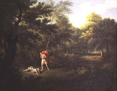 Cephalus i Procris autorstwa Richard Westall