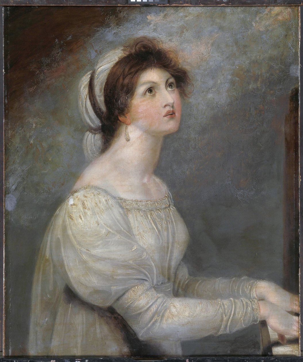 Lady Hamilton jako Święta Cecylia autorstwa Richard Westall