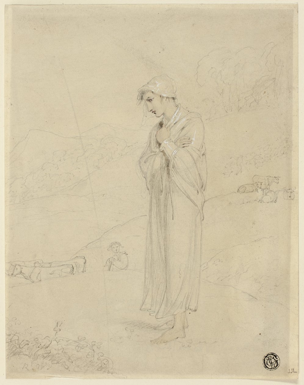 Pasterka autorstwa Richard Westall