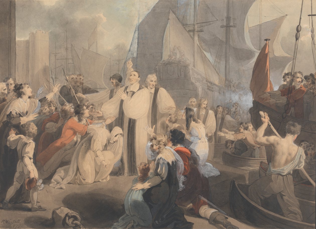 Siedmiu biskupów idących na proces autorstwa Richard Westall
