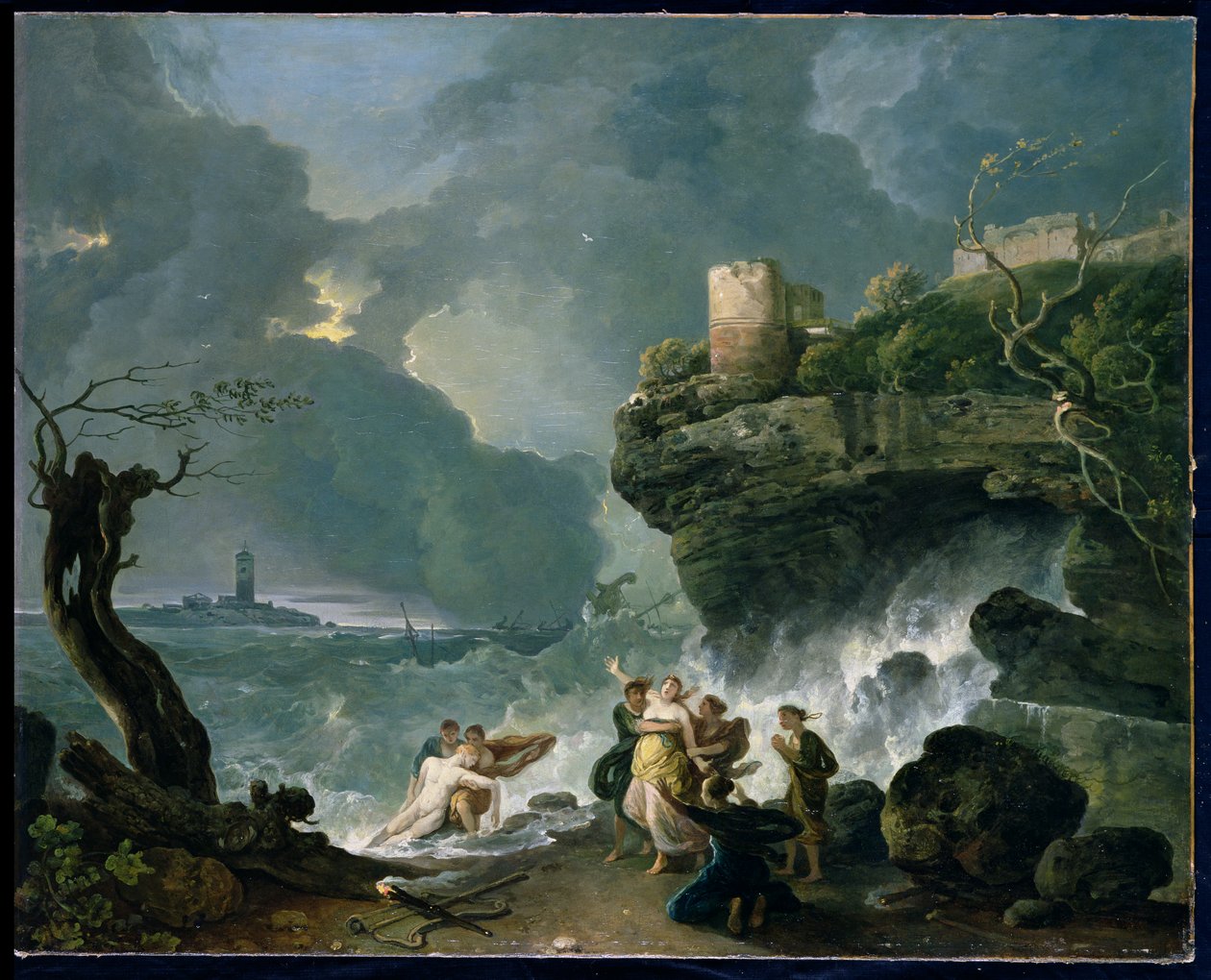 Ceyx i Alcyone autorstwa Richard Wilson