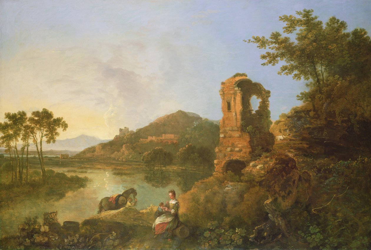 Willa Cycerona (olej na płótnie) autorstwa Richard Wilson