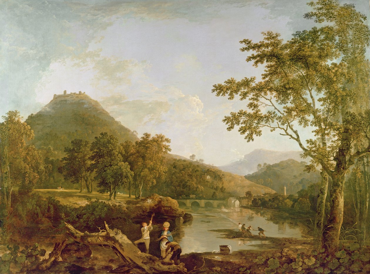Dinas Bran z Llangollen autorstwa Richard Wilson