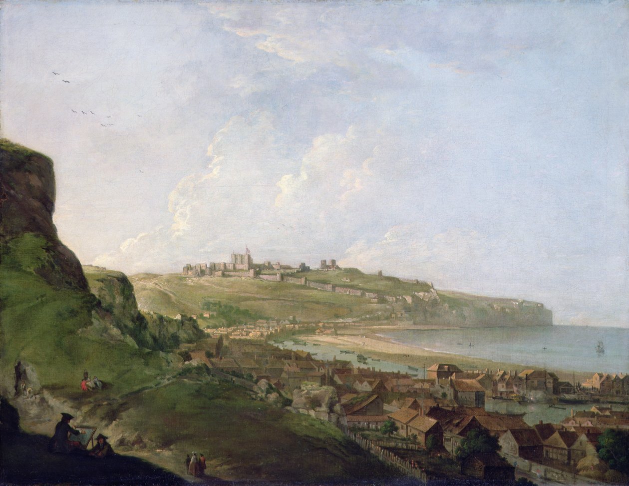 Zamek Dover (olej na płótnie) autorstwa Richard Wilson