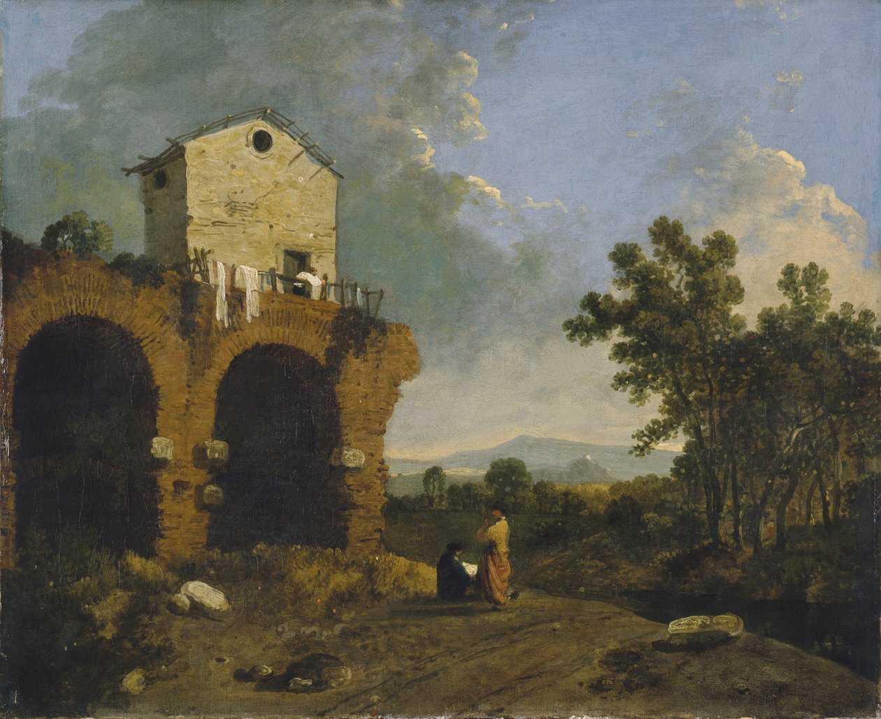 Willa Hadriana niedaleko Tivoli autorstwa Richard Wilson