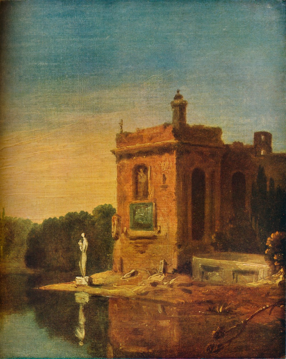 Scena włoska, c1744 autorstwa Richard Wilson