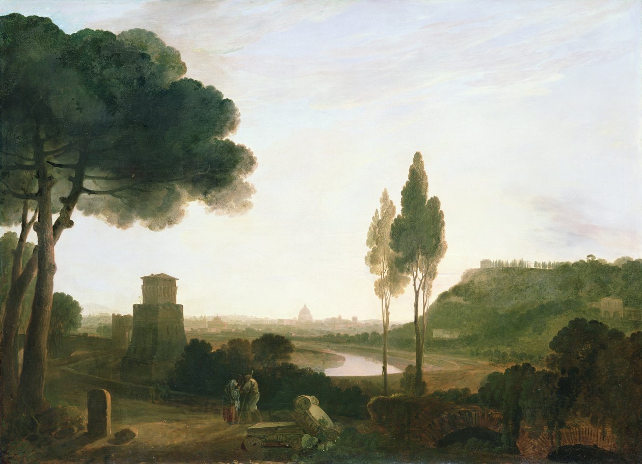 Rzym i Ponte Molle autorstwa Richard Wilson