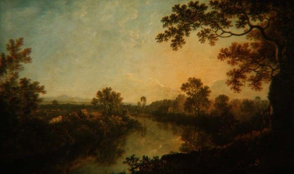 Rzeka Dee, w pobliżu Eaton Hall, ok. 1759-60 autorstwa Richard Wilson