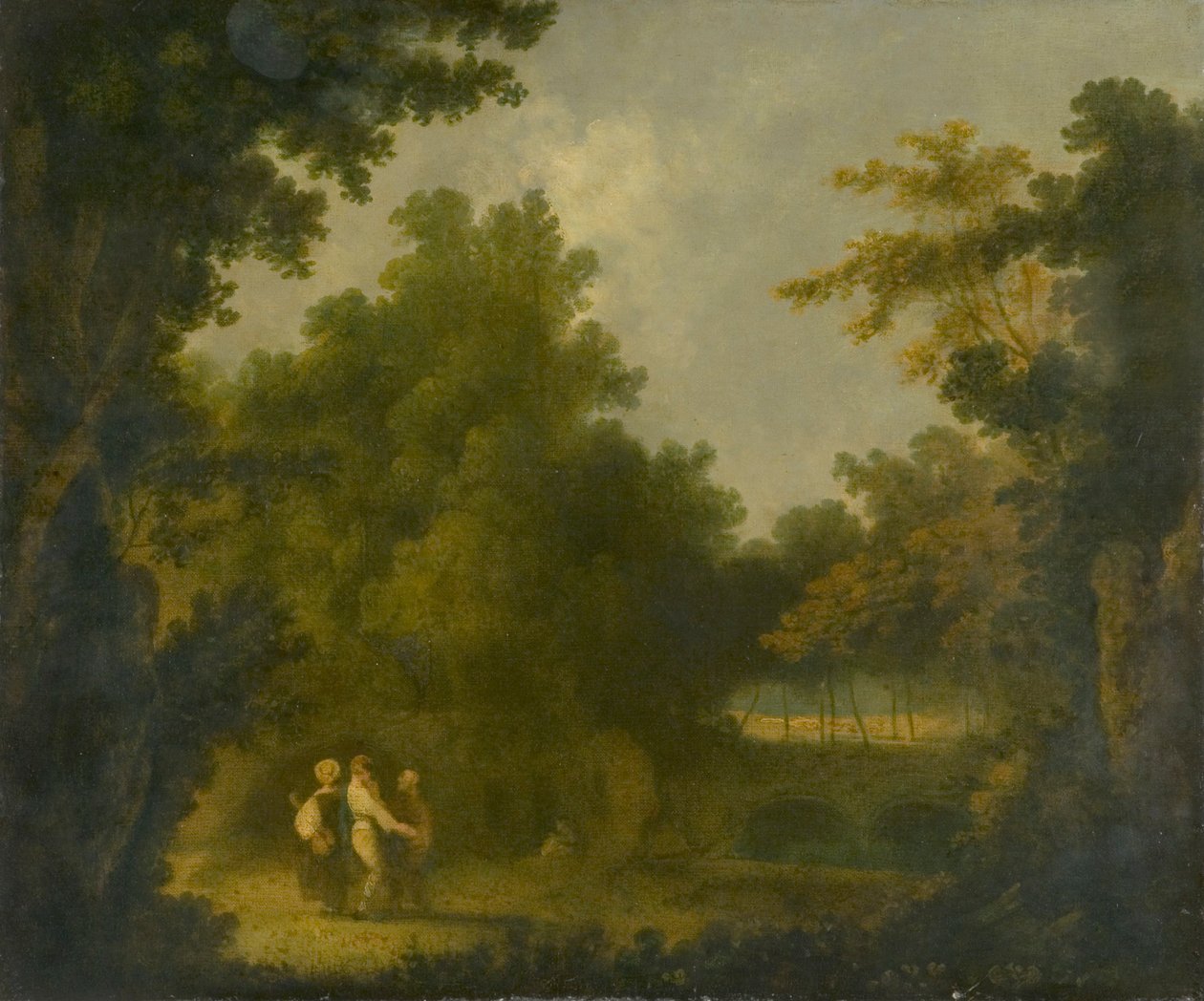 „Ogród willi Madama, Rzym”, 1723-1782 autorstwa Richard Wilson