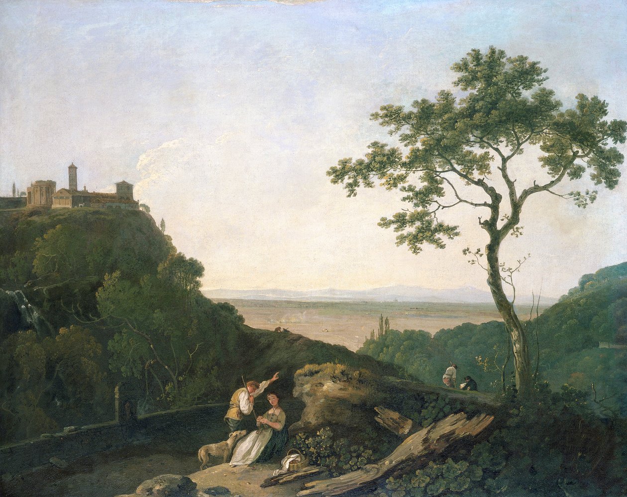 Widok w Tivoli, c1765-1770. autorstwa Richard Wilson