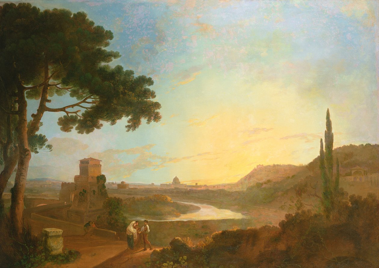 Widok na Tyber autorstwa Richard Wilson