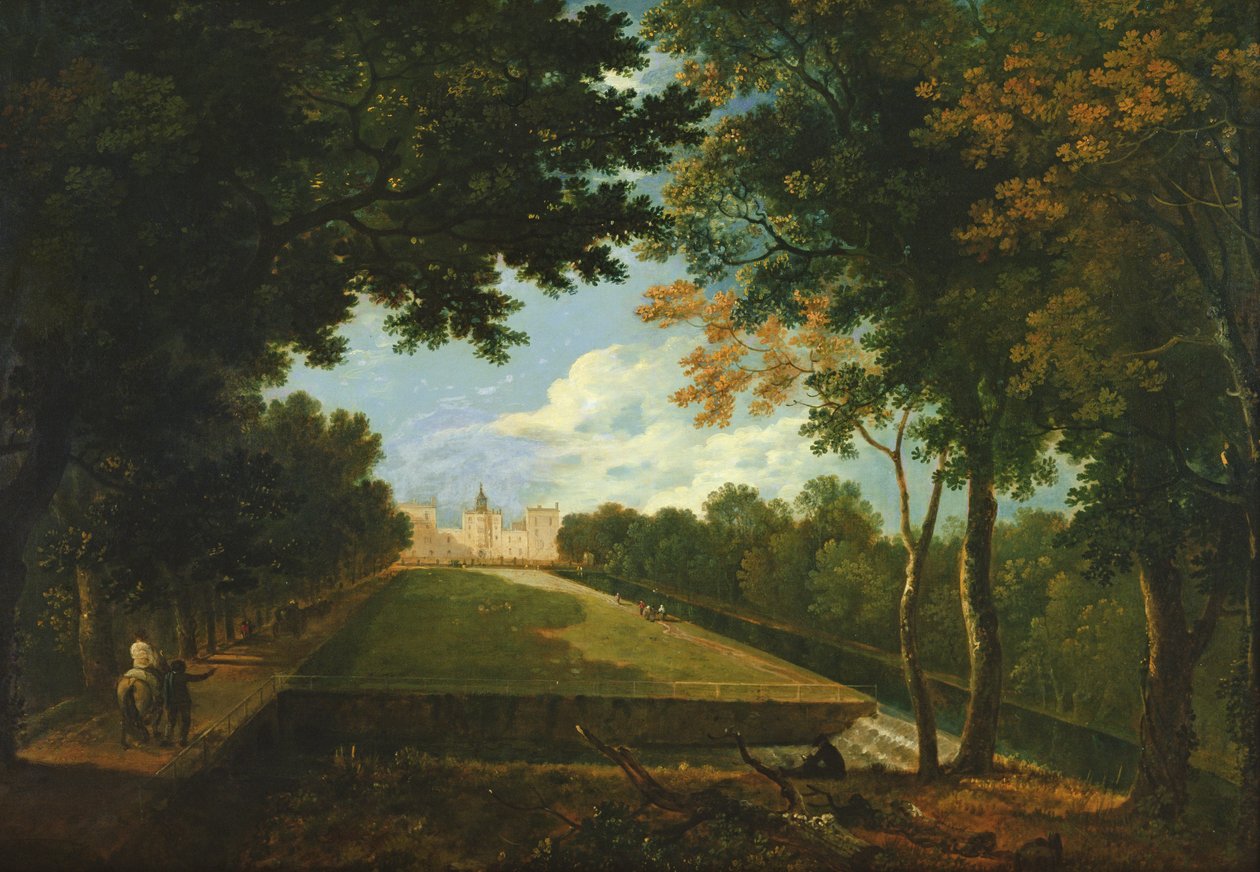 Wilton House, East View (olej na płótnie) autorstwa Richard Wilson