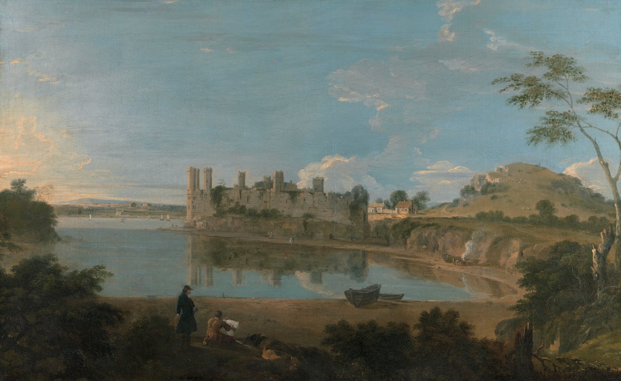 Zamek Caernarfon autorstwa Richard Wilson