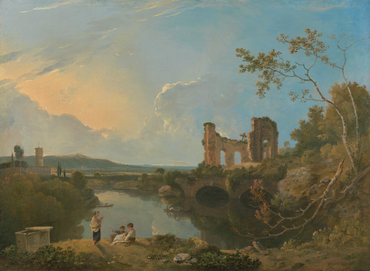 Włoski krajobraz (rano) autorstwa Richard Wilson
