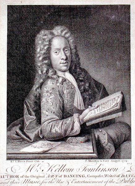Portret Kelloma Tomlinsona (ok. 1690-c.1753) grawerowany przez Francois Morellon la Cave (fl.1731-54) 1754 (rycina) autorstwa Richard van (after) Bleeck