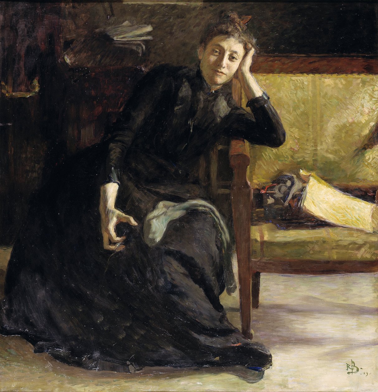Artystka Eva Bonnier autorstwa Rickard Bergh