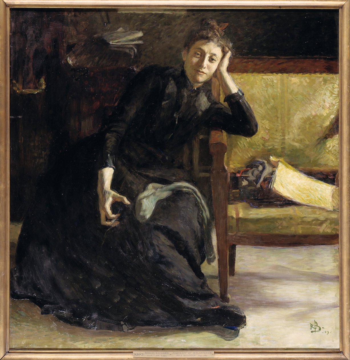 Artystka Eva Bonnier autorstwa Rickard Bergh