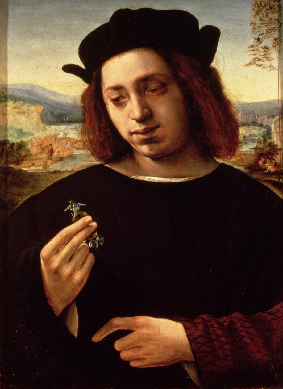 Portret mężczyzny, czyli jubiler autorstwa Ridolfo , Il Ghirlandaio