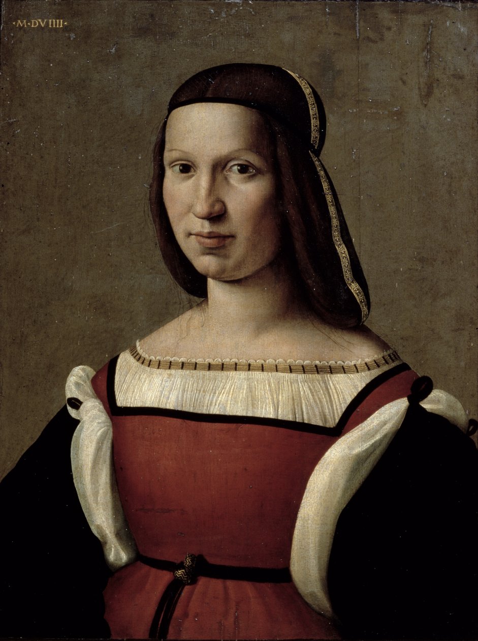 Portret kobiety, 1509 autorstwa Ridolfo , Il Ghirlandaio