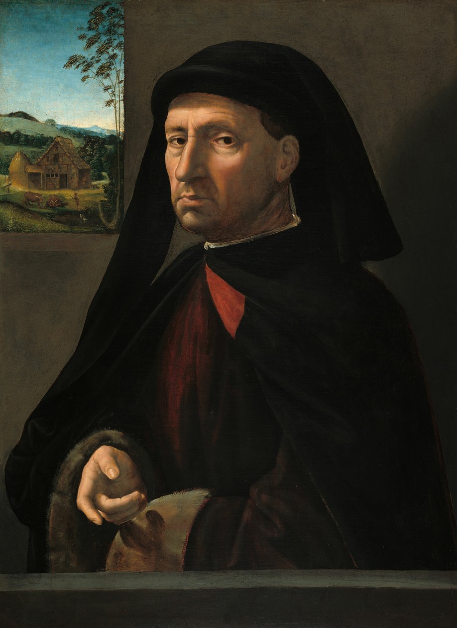 Portret dżentelmena autorstwa Ridolfo Ghirlandaio