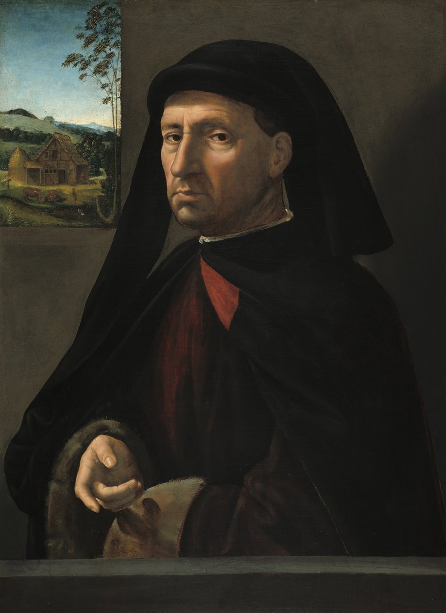 Portret dżentelmena, ok.1505 autorstwa Ridolfo Ghirlandaio