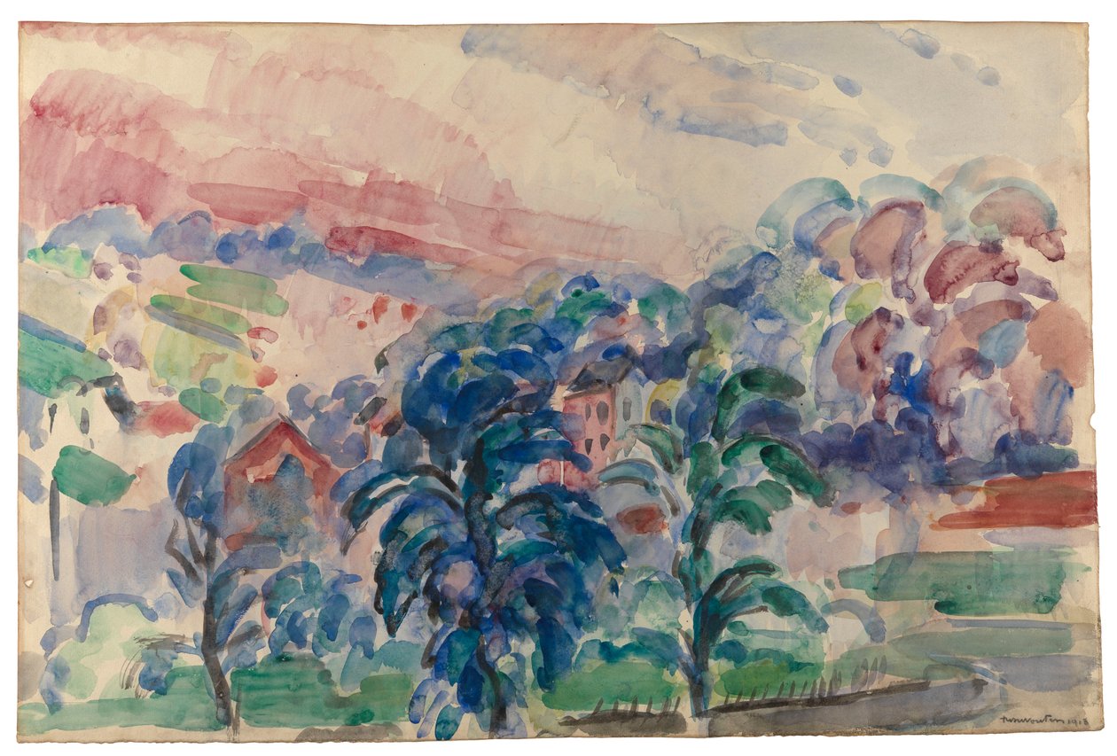 Poranek - Bosvoorde autorstwa Rik Wouters