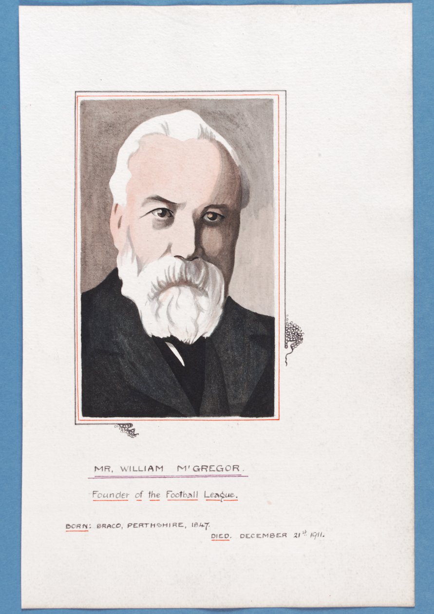 Portret Williama McGregora, ok. 1911-12 (pióro i toaleta na papierze) autorstwa Rip