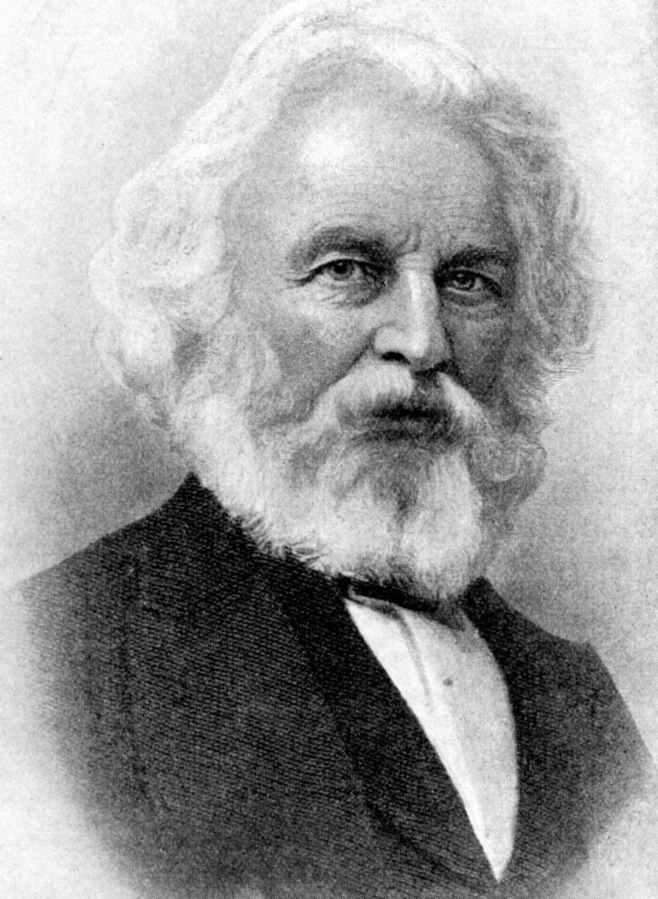 Henry W. Longfellow, poeta z Nowej Anglii, 1923. autorstwa Rischgitz Collection