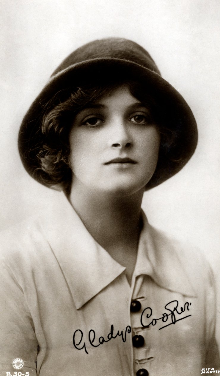 Gladys Cooper 1888-1971, angielska aktorka, początek XX wieku. autorstwa Rita Martin