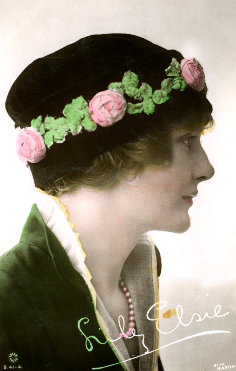 Lily Elsie 1886-1962, angielska aktorka, początek XX wieku. autorstwa Rita Martin