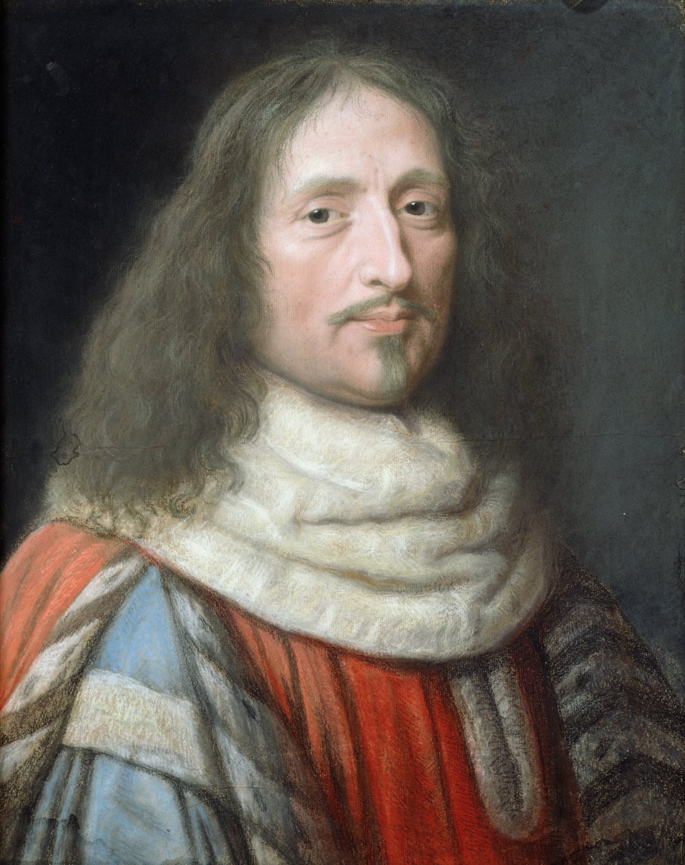 Guillaume de Lamoignon (1617-77) (pastel na papierze) autorstwa Robert Nanteuil