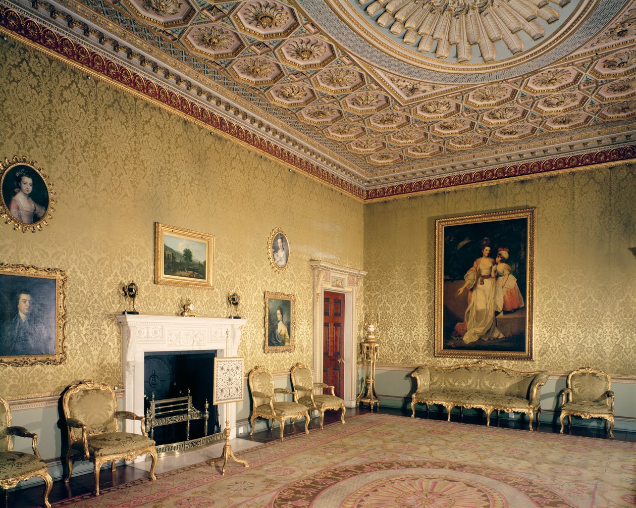 Salon Adama, ok. 1770-80 autorstwa Robert Adam