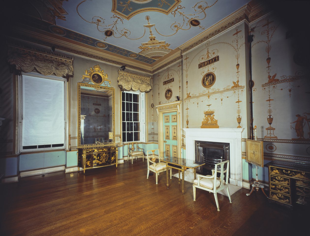 Widok na garderobę Etrusków, 1773-74 autorstwa Robert Adam