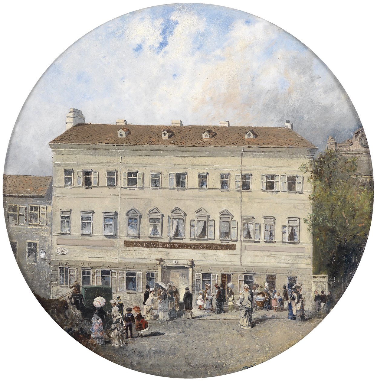Ant.Wiesenburg i Synowie, Zieglergasse 19 autorstwa Robert Alott