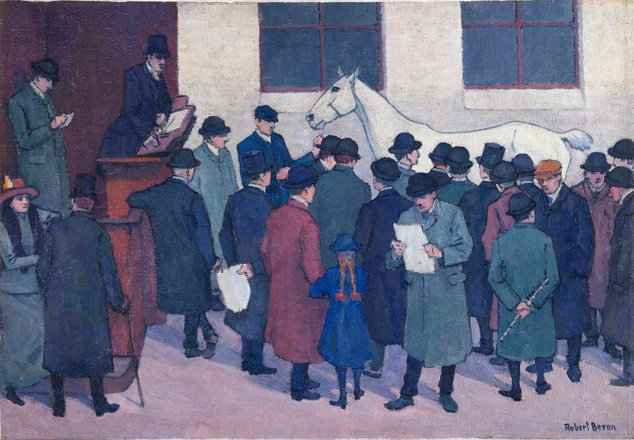 Pod młotkiem autorstwa Robert Polhill Bevan