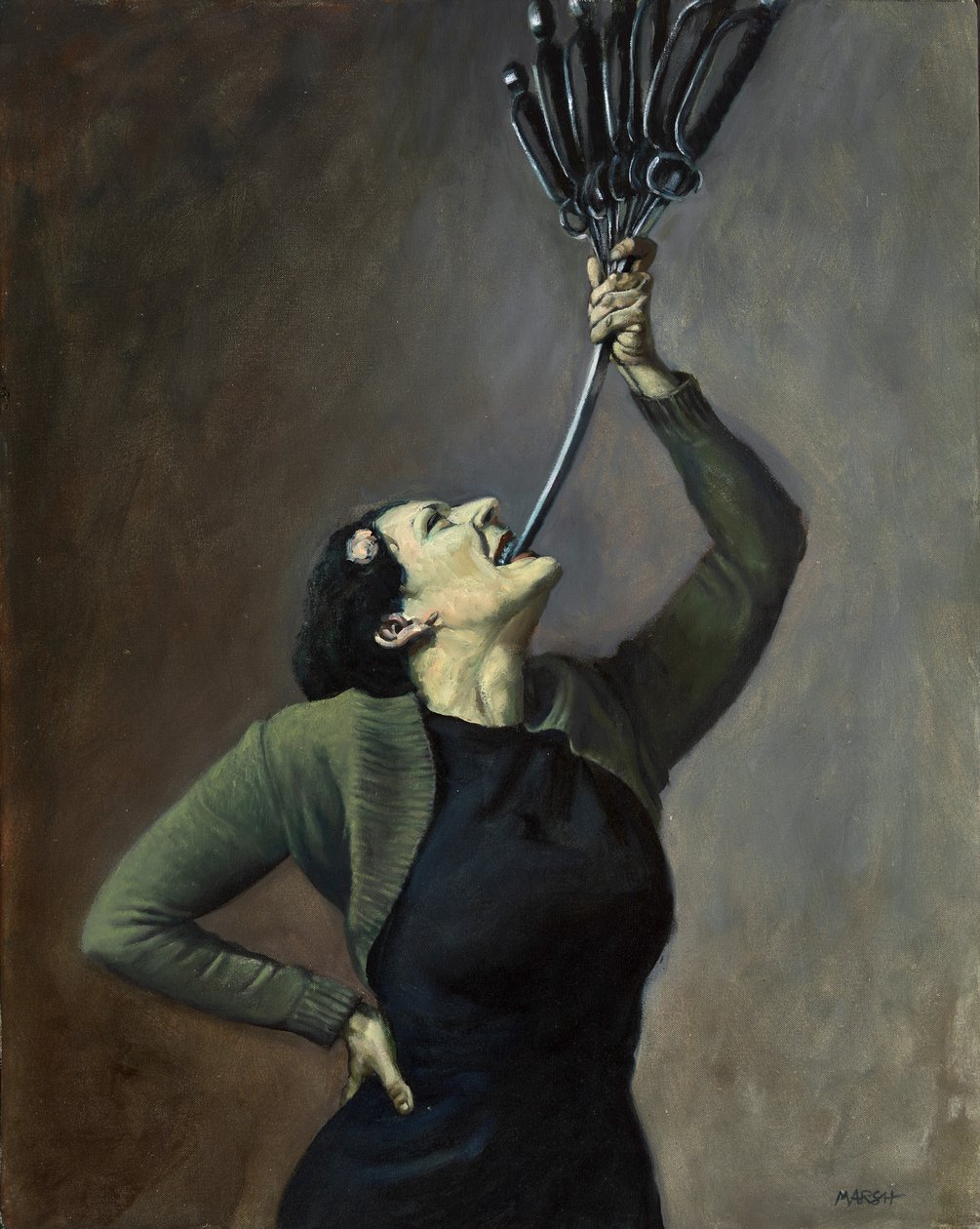 Królowa Mieczy, 2005 autorstwa Robert Burkall Marsh